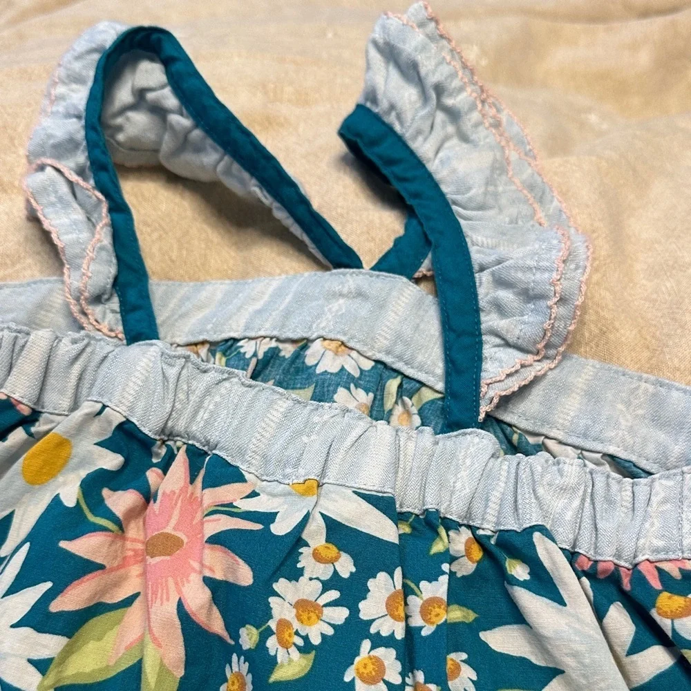 Matilda Jane Teal and Pink Floral Kids Set